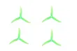 T-Motor Dreiblatt Propeller POPO T5143S aus Poly Carbonat in grün transparent 5,1x4,3x3 2xCW und 2xCCW