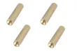 Abstandshalter / Spacer / Standoff M3 Aluminium eloxiert gerändelt in gold 4Stück 50mm