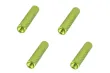 Abstandshalter / Spacer / Standoff M3 Aluminium eloxiert gerändelt in grün 4Stück 40mm