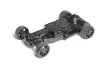 CaDA Klemmbausteine Renn Auto kleines Chassis in orange RC Set RTR mit Fernsteuerung und Antriebsset - 421 Teile