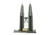 Wange Klemmbausteine - Petronas Towers Kuala Lumpur - 1175 Teile