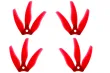 Gemfan Floppy Proppy 5135 faltbarer FPV Propeller Rot 5 Zoll
