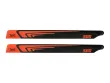 1st Hauptrotorblätter aus CFK 580mm in neon Orange