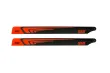 1st Hauptrotorblätter aus CFK 550mm in neon Orange