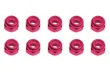 M3 Stoppmutter aus Aluminium in pink eloxiert CW 10Stück