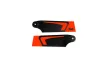 1st Heckrotorblätter aus CFK 85mm in neon Orange