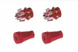 Steuerknüppelendstück / Gimbal Stick End / Typ C in rot mit M3 Gewinde 2Stück