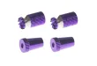Steuerknüppelendstück / Gimbal Stick End / Typ A in violet mit M3 Gewinde 2Stück