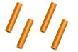 Abstandshalter / Spacer / Standoff M3 Aluminium eloxiert glatt in orange 4Stück 40mm