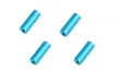 Abstandshalter / Spacer / Standoff M3 Aluminium eloxiert glatt in türkis 4Stück 20mm