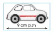 COBI Klemmbausteine Auto 1965 FIAT ABARTH 595 - 70 Teile