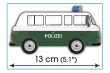 COBI Klemmbausteine Auto BARKAS B1000 POLIZEI - 157 Teile