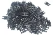 KBW Klemmbausteine Technik Pin Verbinder doppelt mit Achsenloch in schwarz 100Stück