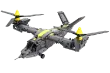 CaDA Klemmbausteine Tiltrotor Aircraft - 1436 Teile