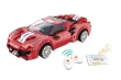 CaDA Klemmbausteine Race Car - RC Set RTR mit Fernsteuerung oder via APP und Antriebsset - 306 Teile