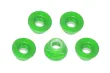M5 Stoppmutter aus Aluminium mit Flansch in hell grün eloxiert CW 5Stück