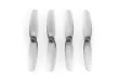 HQ 2Blatt Propeller 51mm in Hell Grau 1,5mm Shaft Poly Carbonate 2xCW und 2xCCW