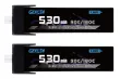 GEPRC LiPo Akku 530mAh 1S 2Stück