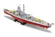 COBI Klemmbausteine Schiff 2. Weltkrieg Schlachtschiff Gneisenau - 2417 Teile