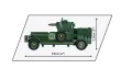 COBI Klemmbausteine Auto ROLLS ROYCE ARMOURED CAR SCALE - 267 Teile