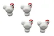 Klemmbausteine Tier Huhn in weiß 4Stück