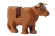 Klemmbausteine Tier Kuh in braun
