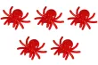 Klemmbausteine Tier Spinne in rot 5Stück