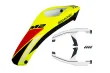 Microheli Airbrush Fiberglass King Cobra Haube in Gelb für OMPHobby M2 EVO