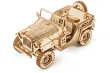Lasercut Holzbausatz Standmodell Auto Army Jeep - 369 Teile