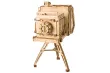 Lasercut Holzbausatz Standmodell Fotoapparat - 140 Teile