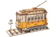Lasercut Holzbausatz Standmodell Straßenbahn - 145 Teile