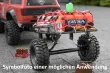 RC Crawler Scalezubehör 1/10 Dachträgernetz blau