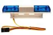 RC Cars Scalezubehör 1/10 für Modellautos LED Polizei Leuchtbalken Warnlichtbalken (blau)