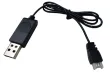 DF Models Ersatzteile USB-Ladekabel 1S LiPo für EasyFly Delta RC-Flugmodell RTF und DF-100 PRO FPV Helikopter mit FPV-Kamera und SkyWatcher 5in1 DIY Block-Drone RTF
