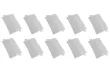 On Road und Drifter RC Car Track Streckenzubehör Barrieren mit Bohrung 10Stück kleiner Radius weiß