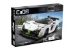 CaDA Klemmbausteine Fantasma Race Car - RC Set RTR mit Fernsteuerung oder via APP und Antriebsset - 322 Teile