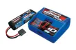 Traxxas Ladegerät SET mit EZ-Peak Plus Schnell-Lader 4A und Akku LiPo 5800mAh 2S 25C