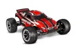 Traxxas Rustler rot 1/10 2WD Stadium-Truck RTR Brushed, mit Akku und 4A USB-C-Lader