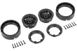 Traxxas Tuning Method 1,0 Felgen auf Beadlock in schwarz 2Stück für TRX-4M 1/18
