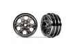 Traxxas Tuning Felgen 1,0 in schwarz-chrom 2Stück für TRX-4M 1/18