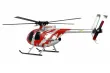 Amewi RC Heli Scale Hubschrauber AFX MD500E Zivil Brushless 4-Kanal 325mm Helikopter 6G RTF rot silber