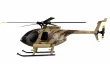 Amewi RC Heli Scale Hubschrauber AFX MD500E Militär Brushless 4-Kanal 325mm Helikopter 6G RTF braun