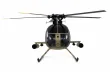 Amewi RC Heli Scale Hubschrauber AFX MD500E Militär Brushless 4-Kanal 325mm Helikopter 6G RTF braun