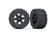 Traxxas Tuning Talon EXT Reifen auf RXT 2,8 Felgen in schwarz 2Stück hinten für Rustler 1/10