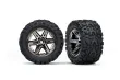 Traxxas Tuning Talon EXT Reifen auf RXT 2,8 Felgen in schwarz chrom 2Stück für Rustler 1/10