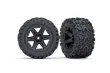 Traxxas Tuning Talon EXT Reifen auf RXT 2,8 Felgen in schwarz 2Stück für Rustler 1/10