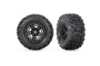 Traxxas Tuning Sledgehammer Reifen auf 2,8 Felgen in schwarz 2Stück hinten für Bigfoot, Rustler und Stampede 1/10