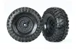 Traxxas Tuning Canyon Trail 4,6x1,9 Reifen auf Tactical Felgen in schwarz 2Stück für TRX-4 1/10