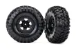 Traxxas Tuning Canyon Trail 5,3x2,2 Reifen auf TRX-4 Felgen in schwarz 2Stück (speziell für Long Arm Lift Kit) für TRX-4 1/10