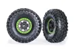 Traxxas Tuning Canyon Trail 5,3x2,2 Reifen auf TRX-4 Felgen in grau grün 2Stück (speziell für Long Arm Lift Kit) für TRX-4 1/10